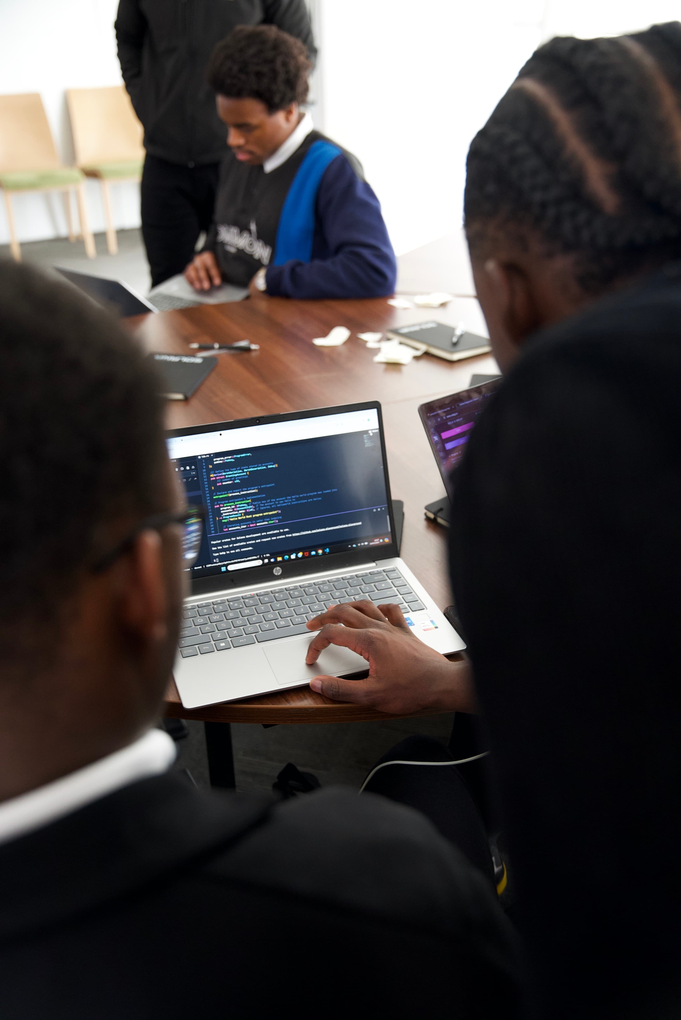 Developer working